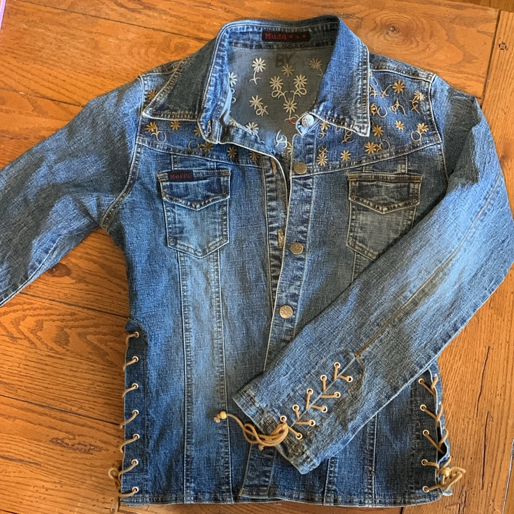 Vintage Mudd brand Y2K jean jacket Size 13